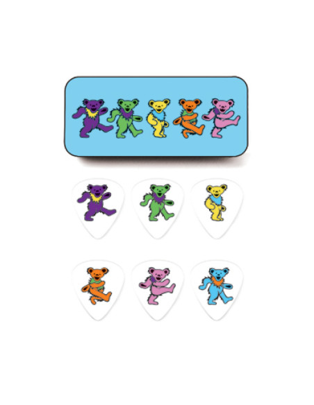 Lata 6 Púas Dunlop GDPT-02M Grateful Dead Dead Bear