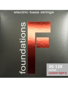 Juego 6 Cuerdas Bajo SIT Foundation Nickel FN-630120L 030-120