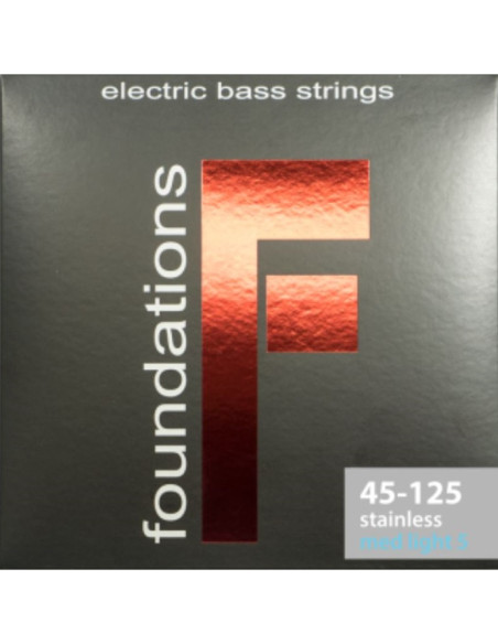 Juego 5 Cuerdas Bajo SIT Foundation St.Steel FS-545125L 045-125