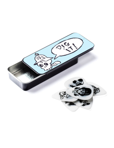 Lata 6 Púas Dunlop BL-113T Frank Kozik Series 2