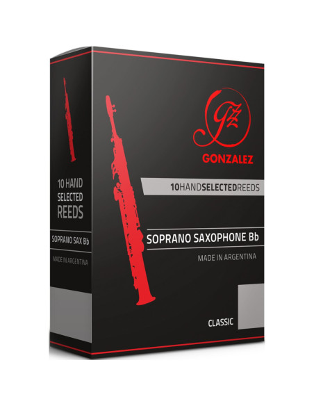 Caja 10 Cañas Saxo Soprano Gonzalez Classic 2