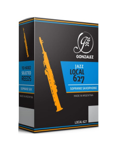 Caja 10 Cañas Saxo Soprano Gonzalez Local 627 Jazz 1½