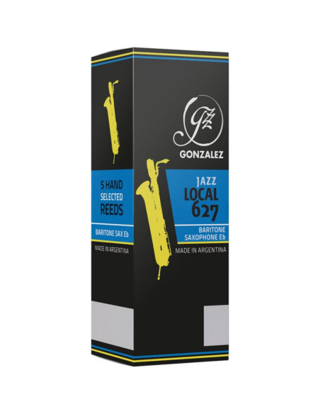 Caja 5 Cañas Saxo Baritono Gonzalez Local 627 Jazz 2½
