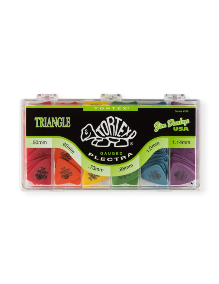 Caja 216 Púas Dunlop 4310 Tortex Triangle