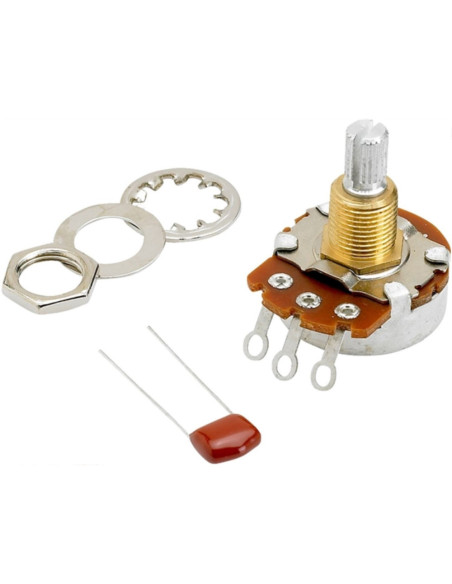 Potenciómetro Fender 250K Volumén/Tono Sólido 099-0831-000
