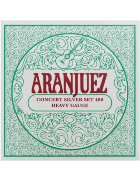 Juego Cuerdas Guitarra Clasica Aranjuez Concert Silver 400