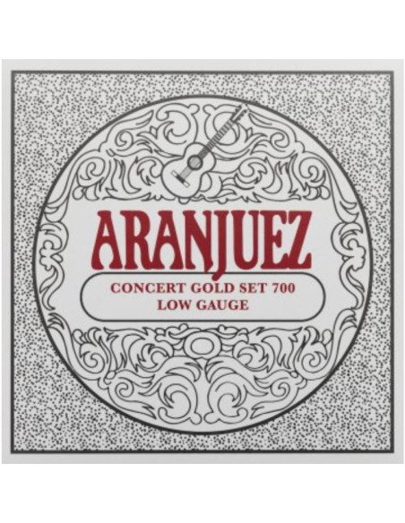 Juego Cuerdas Guitarra Clasica Aranjuez Concert Gold 700
