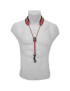 Cordón Saxo BG S-29SH Acolchado Cuero Rojo