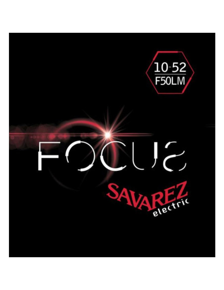 Juego Cuerdas Guitarra Eléctrica Savarez Focus F50LM 010-052