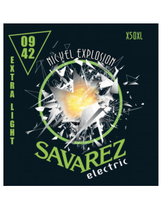Juego Cuerdas Guitarra Eléctrica Savarez Explosion X50XL 009-042