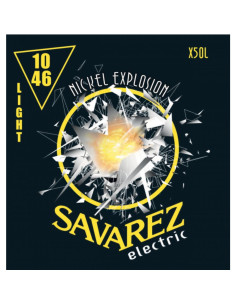 Juego Cuerdas Guitarra Eléctrica Savarez Explosion X50L 010-046
