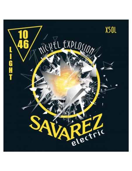Juego Cuerdas Guitarra Eléctrica Savarez Explosion X50L 010-046