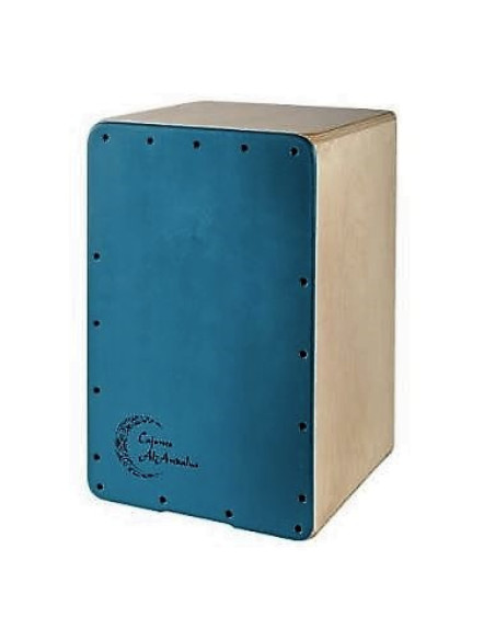 Cajón Flamenco Al-Andalus Aire Tapa Azul