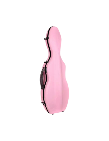 Estuche Rosa Cello Gaudieri Fibra 4/4