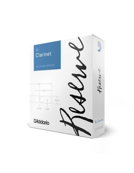 Caja 10 Cañas Clarinete Organic Reserve by D'Addario 2