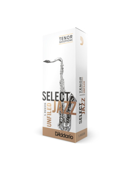 Caja 5 Cañas Saxo Tenor Select Jazz by D'Addario 2 Dura UnFiled