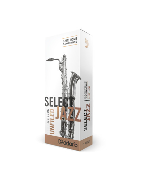 Caja 5 Cañas Saxo Barítono Select Jazz by D'Addario 2 Media UnFiled
