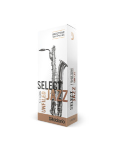 Caja 5 Cañas Saxo Barítono Select Jazz by D'Addario 2 Dura UnFiled