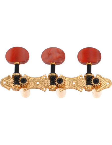 Clavijero Luthier Clásica JC205GK-P14R Dorado Palomilla Marrón