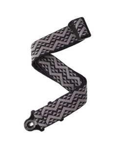 Correa D'Addario 50BAL03 Auto Lock Geometric Acolchada Negra