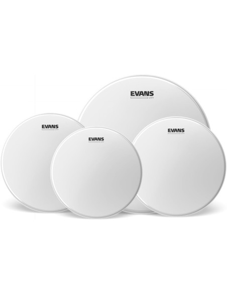 Pack 4 Parches Evans Serie UV1 12"-13"-14"-16" EPP-UV1S