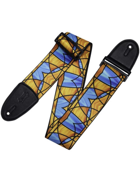 Correa Levy's MP3SG-002 Polypropylene Series Naranja y Azul 3"