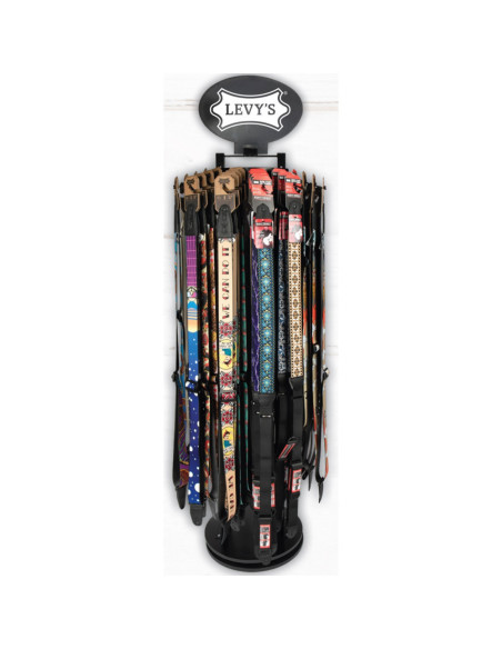 Display Correas Levy's L10 Pie Base Circular para 48 Correas