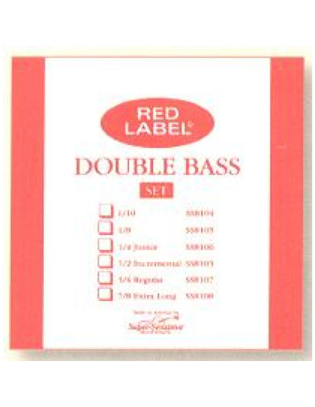 Cuerda 2 Contrabajo Super-Sensitive Red Label 813