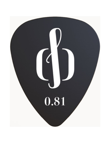 Pack 4 Púas Adheribles Openhagen 0,81mm Negra