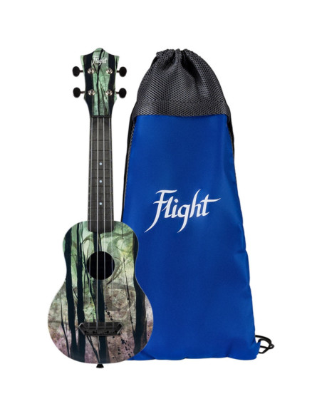 Ukelele Soprano Flight UTS-40 Ultra Travel Series Deep Forest