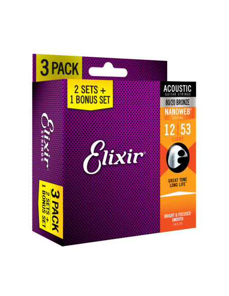 Pack Elixir 2+1 Juegos Acústica 16539 (12-53)