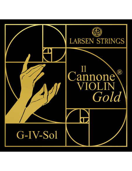 Cuerda 4 Violín Larsen il Cannone Gold Media