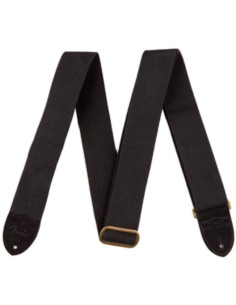 Correa Fender 099-0667-006 Cotton/Leather Negra 2"