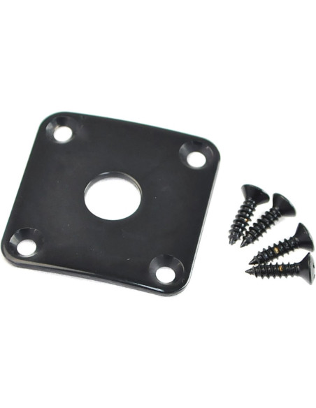 Placa Entrada Jack Gotoh Negra JCB-4-B