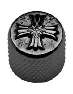 Botón Gotoh Cilíndrico 19X18,4 Cosmo Negro VK-ART-03-CK