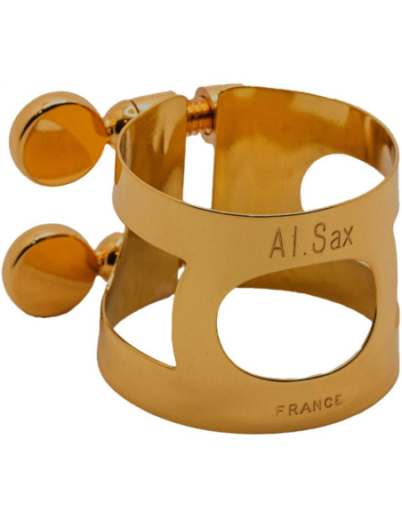 Abrazadera Saxo Alto Bonade M80 Lacada Envejecida LSALM80DGO