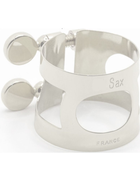 Abrazadera Saxo Barítono Bonade M80 Plateada LSBAM80A
