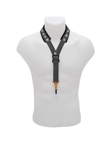 Cordón Saxo BG S-10GMSH Ancho Al Cuello Glam