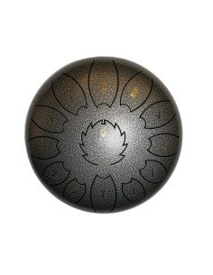 Steel Tongue Drum F-Zone STD618N Gris Jaspeado (6" 8 notas)