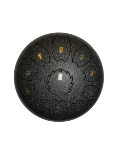 Steel Tongue Drum F-Zone STD611N Negro Jaspeado (6" 11 notas)