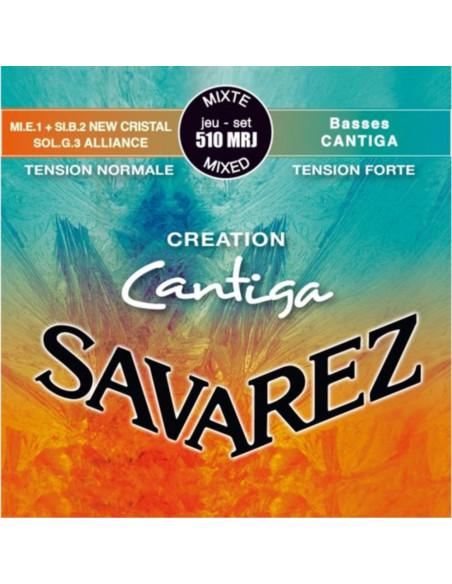 Juego Savarez Creation Cantiga Roja/Azul Clasica 510-MRJ