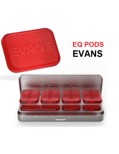 Caja 8 Pastillas Gel Evans EQPODS drum damper