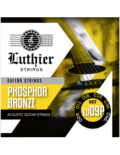Juego Cuerdas Guitarra Acústica Luthier LU-9P Phosphor Bronze 009/046