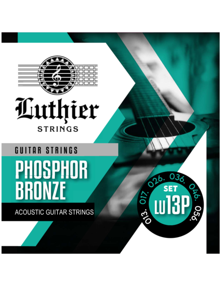 Juego Cuerdas Guitarra Acústica Luthier LU-13P Phosphor Bronze 013/056