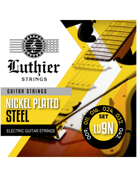 Juego Cuerdas Guitarra Eléctrica Luthier LU-9N 009/042