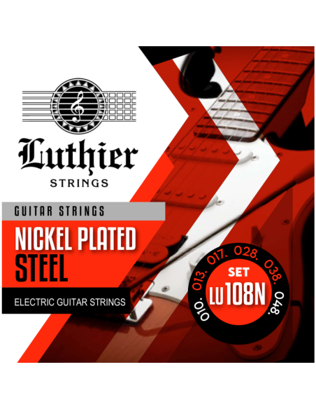 Juego Cuerdas Guitarra Eléctrica Luthier LU-108N 010/048
