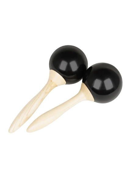 Par maracas TCMPM-20 pástico con mango madera