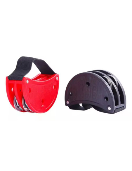 Sonajas para pie TCM TCBL-F22 con agarrador de piel