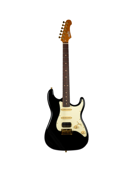 Guitarra Eléctrica Jet JS480-BKG Black, Gold Hardware