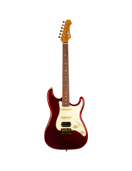 Guitarra Eléctrica Jet JS480-WRG Red Wine, Gold Hardware